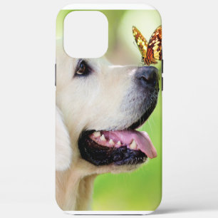 Sierkussen voor labrador en vlinder Case-Mate iPhone case