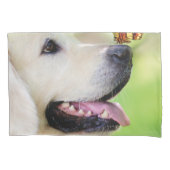 Sierkussen voor labrador en vlinder kussensloop (Voorkant)