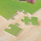 Sierkussen voor labrador en vlinder legpuzzel (Zijkant)