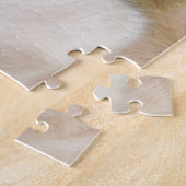 Sierkussen voor labrador en vlinder legpuzzel (Zijkant)