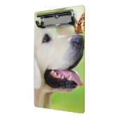 Sierkussen voor labrador en vlinder mini klembord (Angled2)