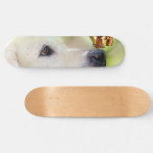Sierkussen voor labrador en vlinder persoonlijk skateboard (Horizontaal)