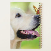 Sierkussen voor labrador en vlinder planner (Achterkant)