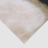 Sierkussen voor labrador en vlinder tissuepapier (Detail)