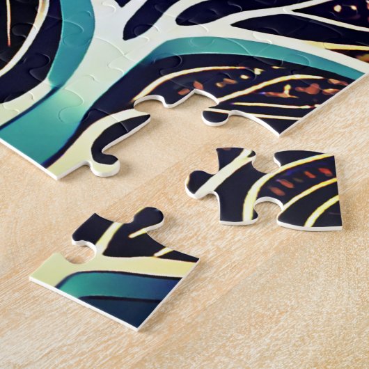 SIERKUSSEN VOOR LANDSCHAPSABSTRACTIE LEGPUZZEL (Zijkant)