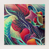 SIERKUSSEN VOOR LANDSCHAPSABSTRACTIE LEGPUZZEL (Verticaal)