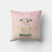 Sierkussen voor persoonlijk gebruik van Cute Pink  (Achterkant)