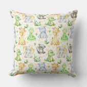 Sierkussen voor Schattigee safaridieren (Voorkant)