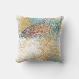 Sierkussen voor schildpadden van Zee, geverfd | Be
