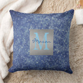 Sierkussen voor Space Blue en White Stars (Deken)