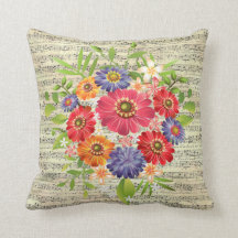 Sierkussen voor ventilatorvelmuziek 16 x 16 inch