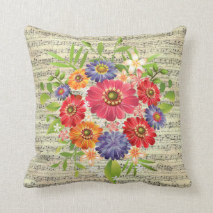 Sierkussen voor ventilatorvelmuziek 16 x 16 inch