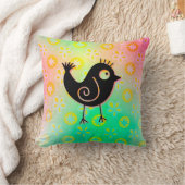 Sierkussen/Whimsical Bird Kussen (Deken)