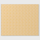 Sierkussen Wit geel abstract luipaard print Cadeaupapier (Vlak)