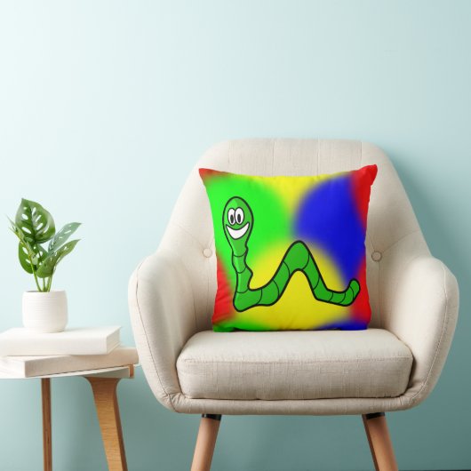 Sierkussen worm (Stoel)