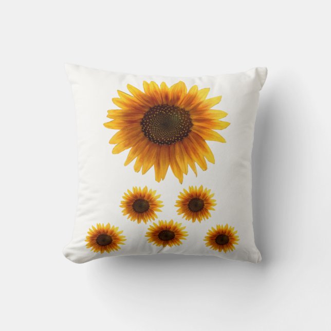 Sierkussen Zonnebloem (Voorkant)