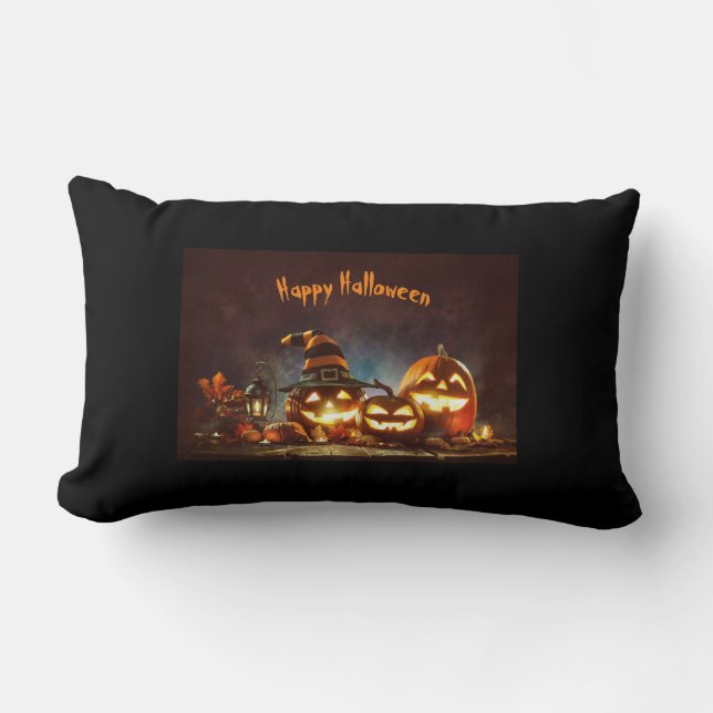Sierkussennen Happy Halloween Kussen (Voorkant)