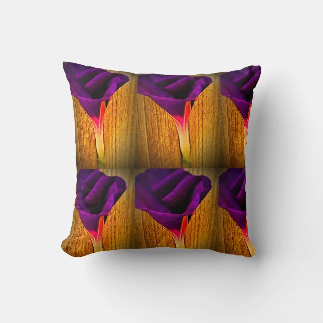 Sierkussennen met unieke bloemrijke Design Kussen (Voorkant)