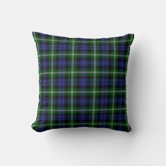 Sierkussennen op de baillie Modern Tartan Pillow Kussen (Voorkant)