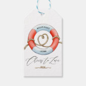 Sierlabels met scheepvaartthema cadeaulabel (Voorkant)