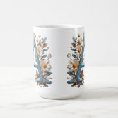Sierletter A Met Blauwe Emaille Koffiemok (Center)