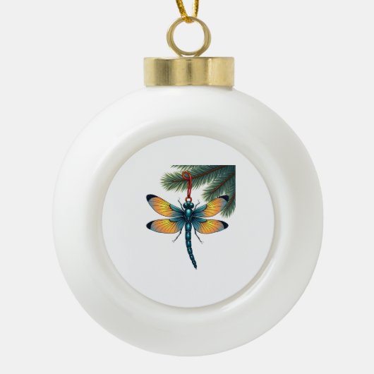 Sierlibelle Keramische Bal Ornament (Voorkant)