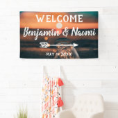 Sierlicht Bruiloft Welkom Banner (Insitu)