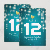Sierlichten Huwelijksstoel Plaats Tafelnummer (Voorkant / Achterkant)