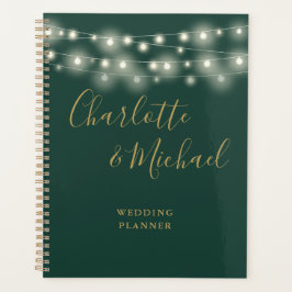 Sierlichten Signature Script Groen Goud Bruiloft Planner