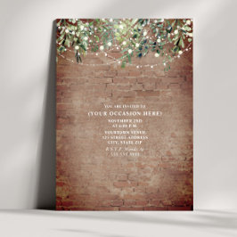 Sierlichtjes Baksteen Botanisch Algemene Feestje Kaart