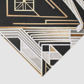 Sierlijk Abstract Zwart Kat Tissuepapier (Detail)