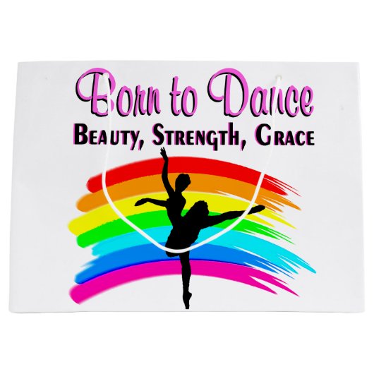 SIERLIJK BALLERINA ONTWERP GROOT CADEAUZAKJE (Voorkant)