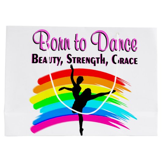 SIERLIJK BALLERINA ONTWERP GROOT CADEAUZAKJE (Achterkant)