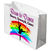 SIERLIJK BALLERINA ONTWERP GROOT CADEAUZAKJE (Achterkant Gekanteld)