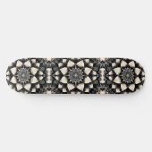Sierlijk Bloem Mandala Ontwerp Persoonlijk Skateboard (Horizontaal)