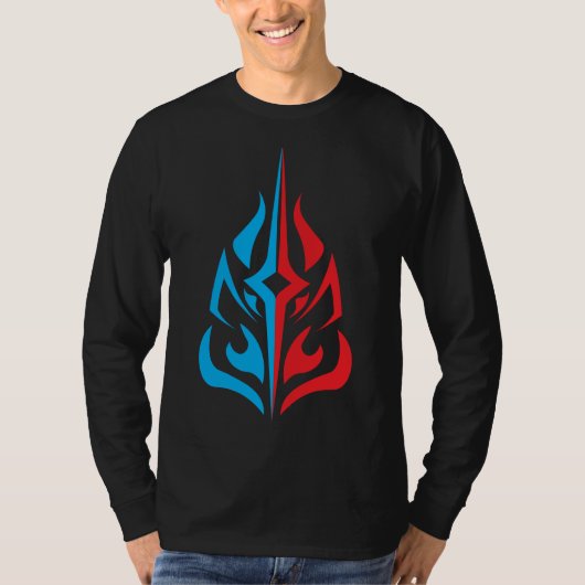 Sierlijk Bloemendesign T-shirt (Voorkant)
