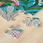 Sierlijk Bloemmotief Legpuzzel (Zijkant)