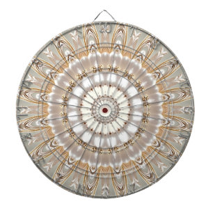 Sierlijk Bloemmotief Mandala Patroon Dartbord