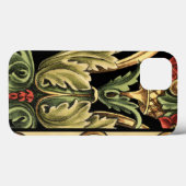 Sierlijk bloemmotief met zwarte randen Case-Mate iPhone case (Achterkant (horizontaal))