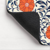 Sierlijk Bloemmotief Muismat (Hoek)