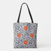 Sierlijk Bloemmotief Tote Bag (Achterkant)