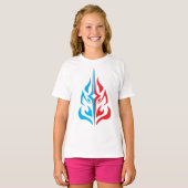 Sierlijk Bloemontwerp T-shirt (Voorkant volledig)