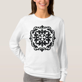 Sierlijk Bloemontwerp T-shirt