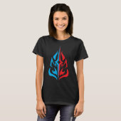 Sierlijk Bloemontwerp T-shirt (Voorkant volledig)