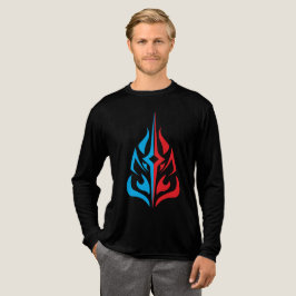 Sierlijk Bloemontwerp Tri-Blend Shirt