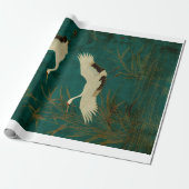 Sierlijk cadeom papier tissue papier Japanse Kraan (Uitgerold)