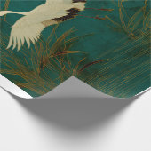 Sierlijk cadeom papier tissue papier Japanse Kraan (Hoek)