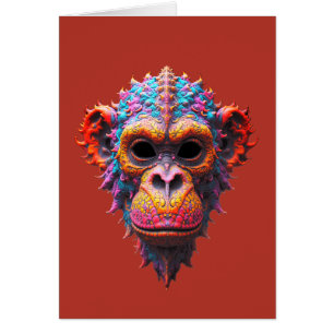 Sierlijk Chimpansee Masker