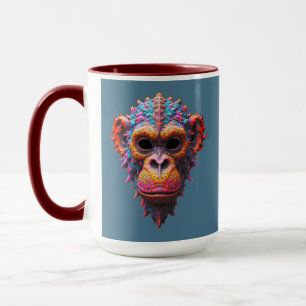 Sierlijk Chimpansee Masker Mok