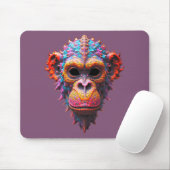 Sierlijk Chimpansee Masker Muismat (Met muis)